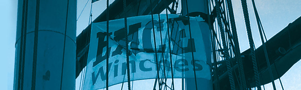 EMCÉ flag on boat - duotone